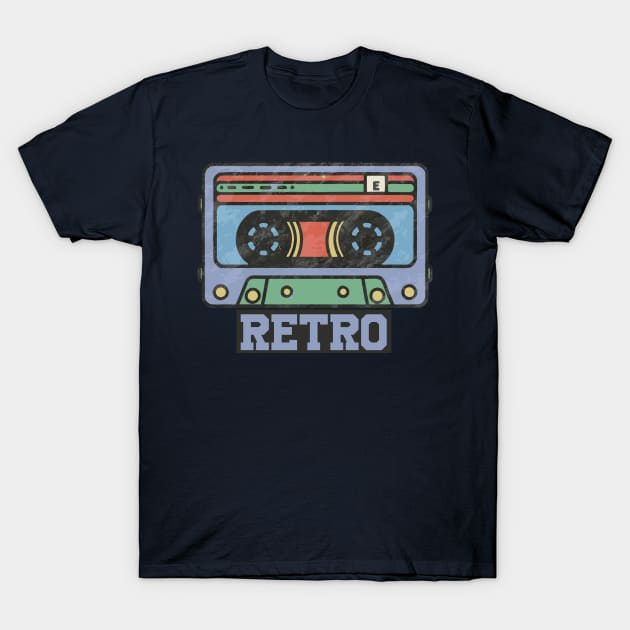 Retro 90s Cassette T-Shirt by mymainmandeebo